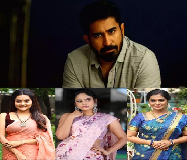 பிரபல நடிகர் விஜய் ஆண்டனிக்கு ஜோடியாகும் 3 கதாநாயகிகள்.!!