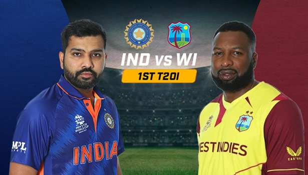 இந்தியா- வெஸ்ட் இண்டீஸ் முதலாவது டி20 போட்டி இன்று..!!