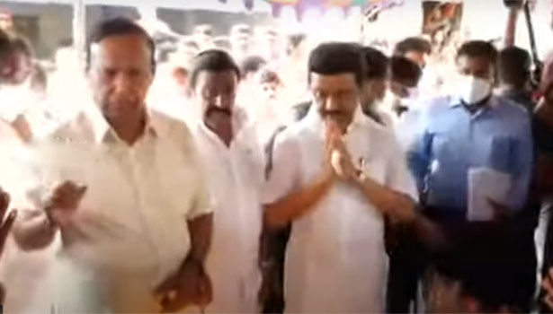 இறந்தவர்களின் உடல்களுக்கு அஞ்சலி செலுத்திய முதல்வர் ஸ்டாலின்..!!