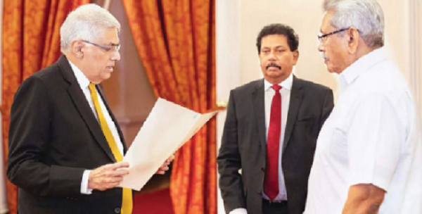 நிதி, பொருளாதார ஸ்திரப்படுத்தல் மற்றும் தேசிய கொள்கைகள் அமைச்சராக பிரதமர் ரணில்...!!!