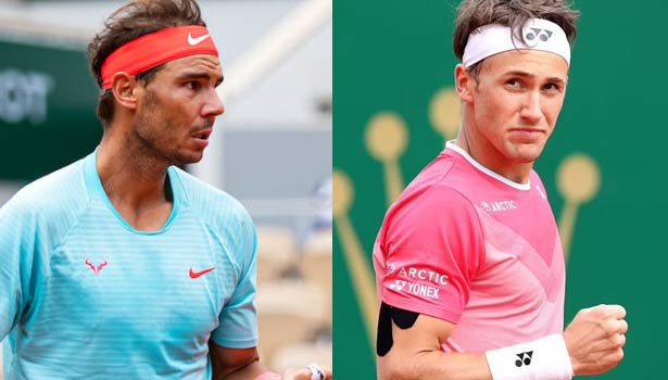 பிரெஞ்சு ஓபன் டென்னிஸ்: இறுதிப்போட்டியில் நடால்-கேஸ்பர்ரூட்