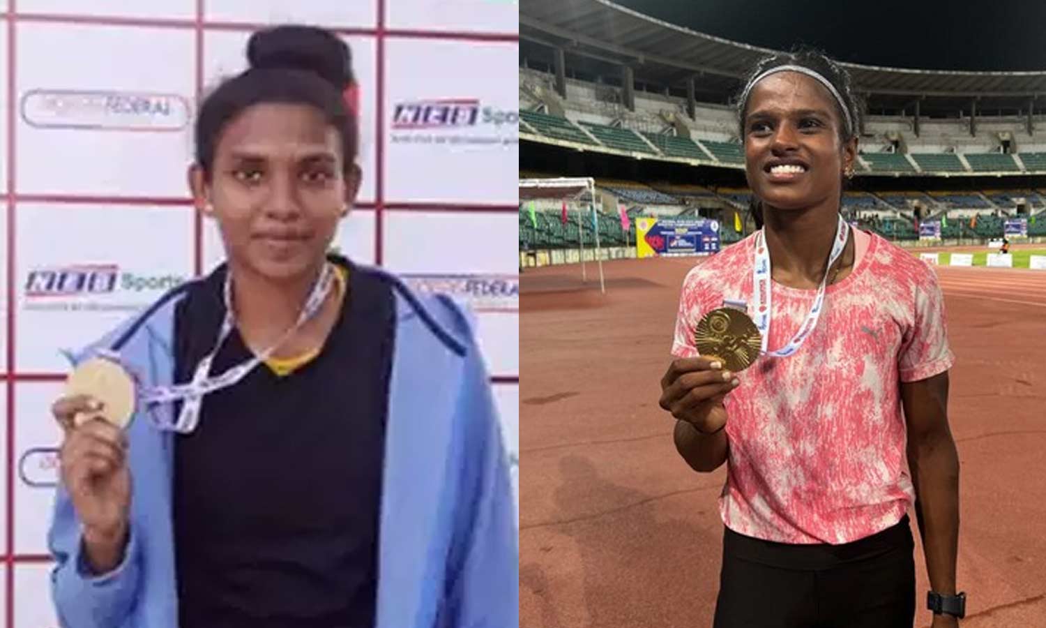 தேசிய சீனியர் தடகள போட்டி: உயரம் தாண்டுதலில் தமிழக வீராங்கனைக்கு தங்கம்