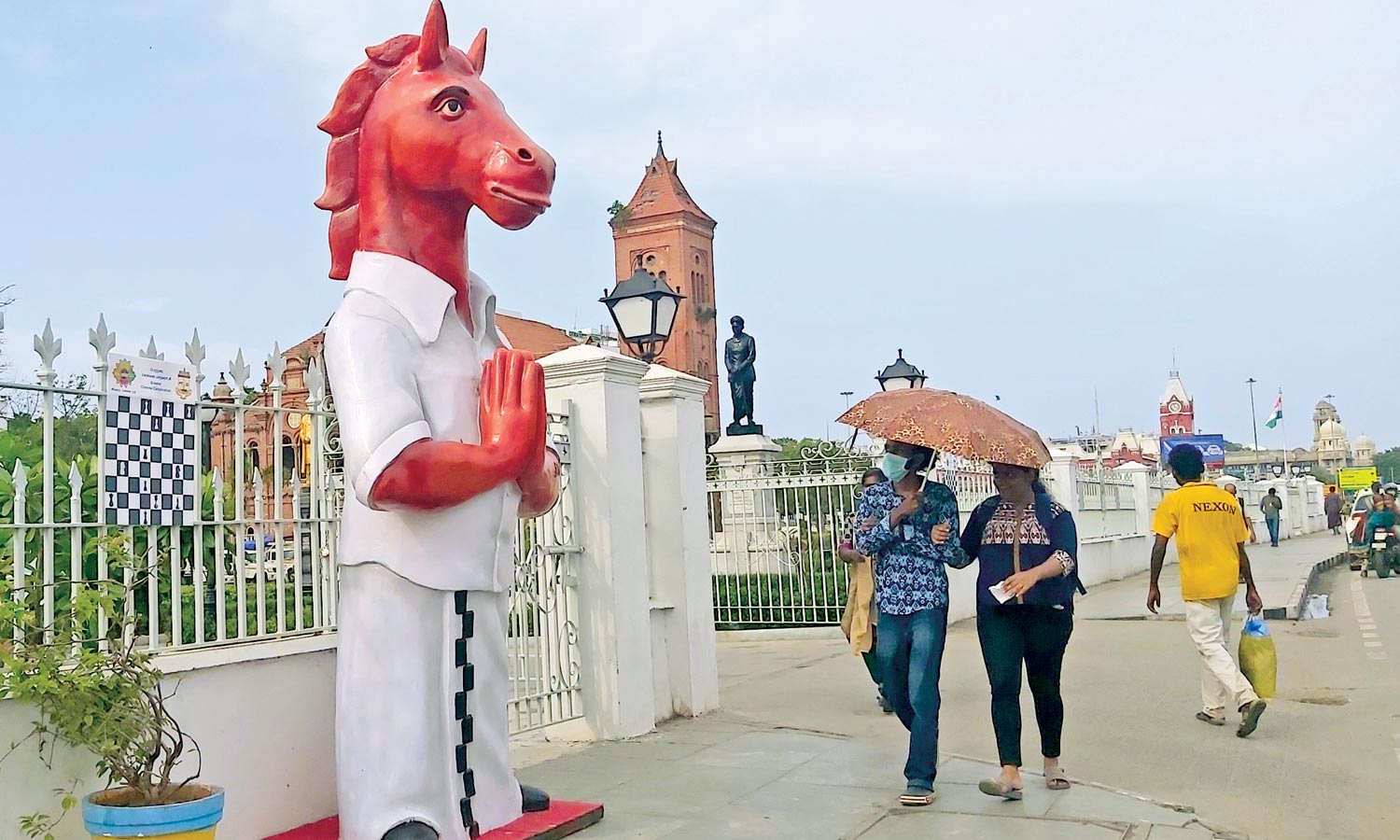 செஸ் ஒலிம்பியாட்டில் பங்கேற்க மேலும் 12 நாட்டு வீரர்கள் இன்று சென்னை வந்தனர்