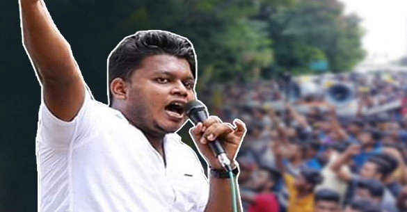 பல்கலைக்கழக மாணவர் ஒன்றியத்தின் ஏற்பாட்டாளர் வசந்த முதலிகே கைது ..!!!