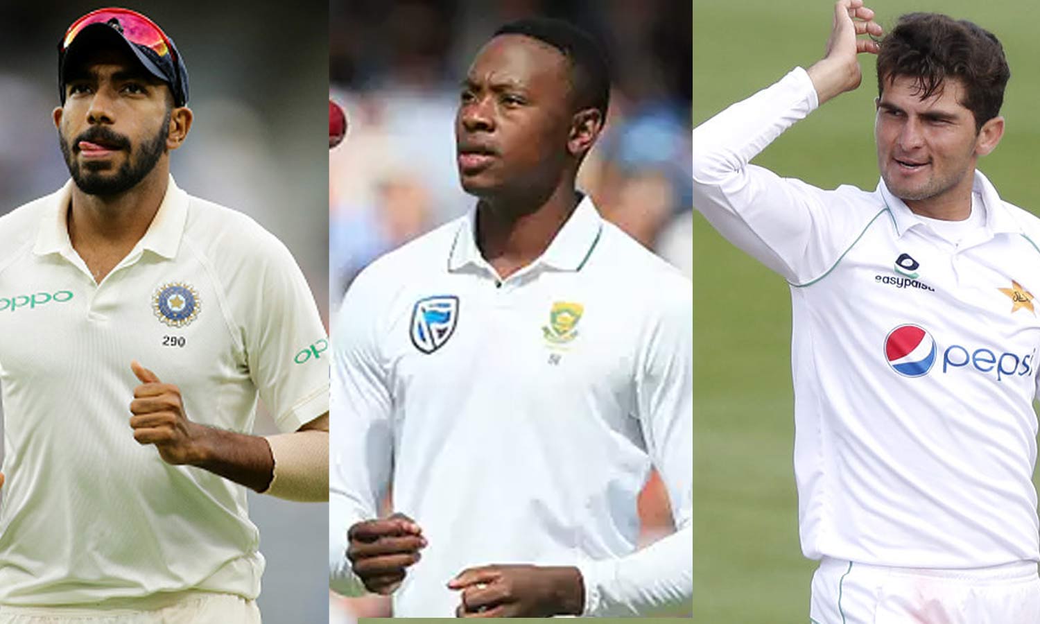 டெஸ்ட் பந்து வீச்சாளர் தரவரிசை: பும்ரா, அப்ரிடியை பின்னுக்கு தள்ளிய ரபாடா