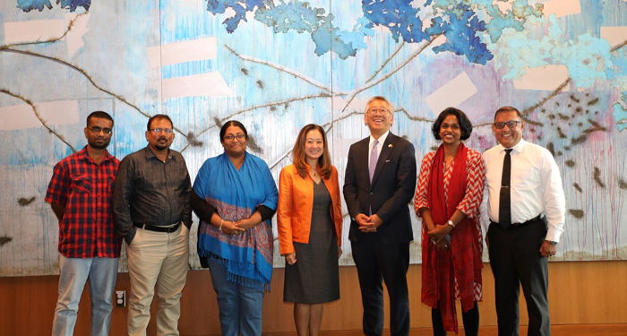 சிவில் சமூக பிரதிநிதிகளை சந்தித்தார் டொனால்ட் லூ!