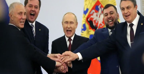 ஆக்கிரமிக்கப்பட்ட உக்ரைனின் 4 பிராந்தியங்கள் ரஷ்யாவுடன் உத்தியோகபூர்வமாக இணைப்பு: புடின் அறிவிப்பு!