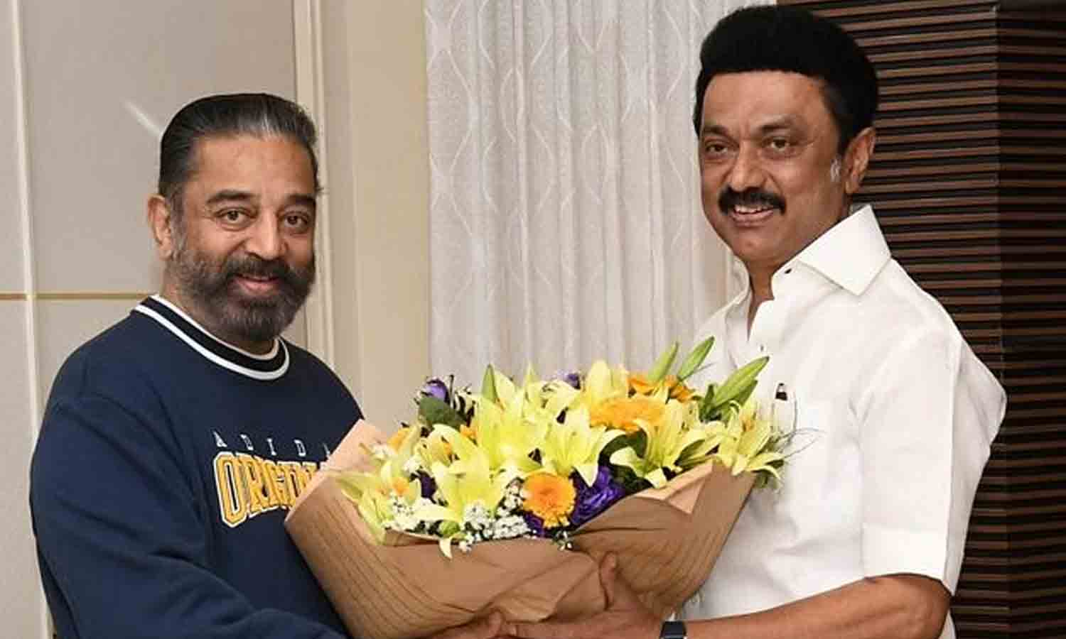 'கலைத்தாய் பெற்றெடுத்த பெருங்கலைஞன்' கமல்ஹாசனுக்கு முதல்-அமைச்சர் மு.க.ஸ்டாலின் வாழ்த்து