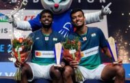 பிரெஞ்சு ஓபன் பேட்மிண்டன் - சாம்பியன் பட்டம் வென்றது இந்தியாவின் சாத்விக், சிராக் ஷெட்டி ஜோடி