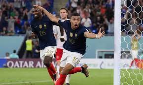உலக கோப்பை கால்பந்து: 2-1 என்ற கோல் கணக்கில் டென்மார்க்கை வீழ்த்தியது பிரான்ஸ்