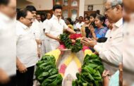 பிரபல வசனகர்த்தா ஆரூர் தாஸ் உடலுக்கு முதல்-அமைச்சர் மு.க.ஸ்டாலின் நேரில் அஞ்சலி