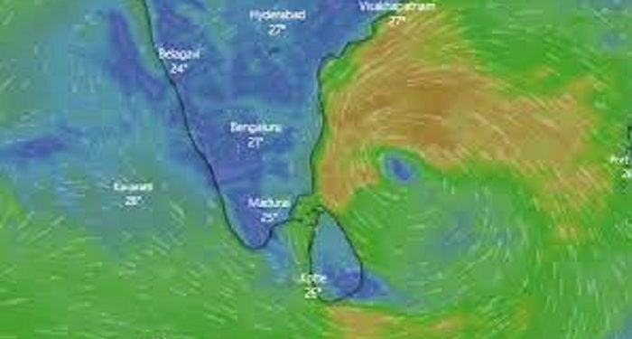 தென்மேல் வங்காள விரிகுடாவில் ஏற்பட்டுள்ள தாழமுக்கம் கிழக்கு கரையூடாக நாட்டிற்குள் பிரவேசித்தது!