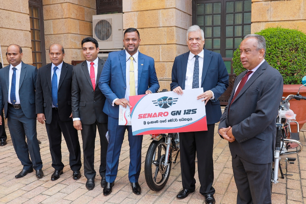 ஒன்றிணைக்கப்பட்ட மோட்டார் சைக்கிள்கள் ஜனாதிபதி அலுவலகத்தின் பாவனைக்காக கையளிப்பு