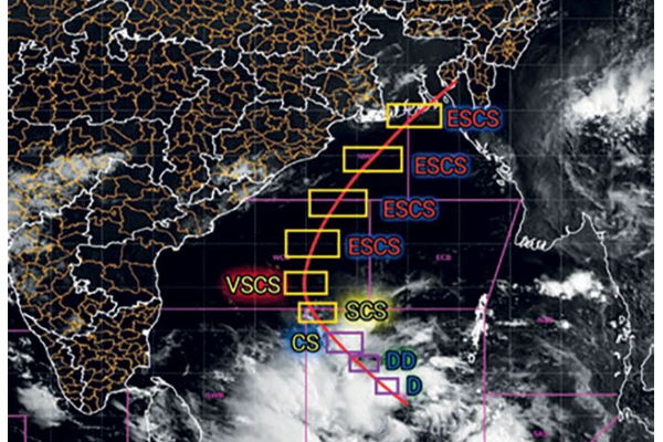 வங்கக்கடலில் தீவிரமடையும் மோக்கா புயல்!