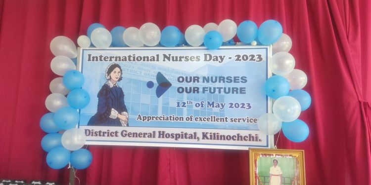 சர்வதேச தாதியர் தின நிகழ்வு இன்று கிளிநொச்சியில் இடம்பெற்றது!