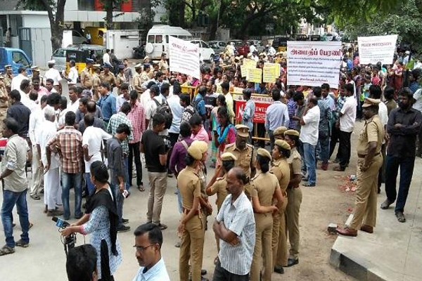 இலங்கை தமிழ் ஏதிலிகள் சென்னையில் போராட்டம்: வெளியான காரணம்