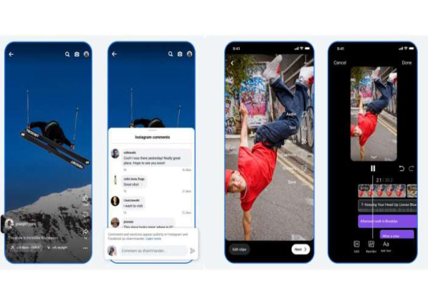 பேஸ்புக் செயலியில் அறிமுகமாகும் புதிய காணொளி அம்சங்கள்