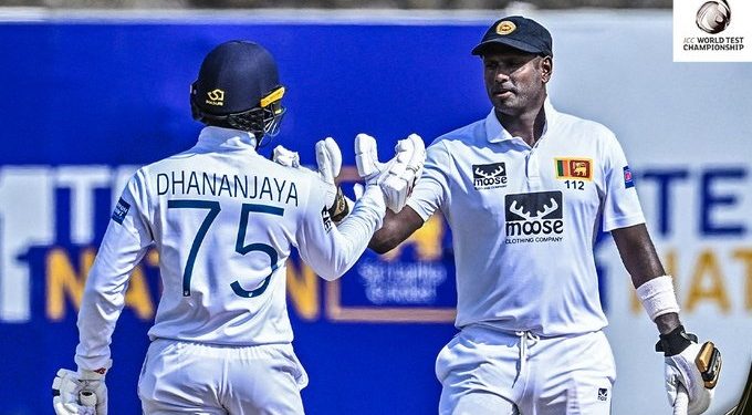 மதியூஸ், தனஞ்சய டி சில்வா சிறப்பாட்டம் : 5 விக்கெட்களை இழந்து 226 ஓட்டங்களை குவித்தது இலங்கை