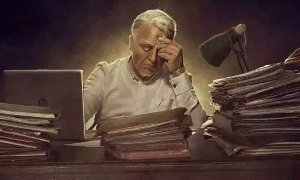 கேஷுவலான லுக்கில் கமல்.. ட்ரெண்டாகும் இந்தியன்- 2 போஸ்டர்