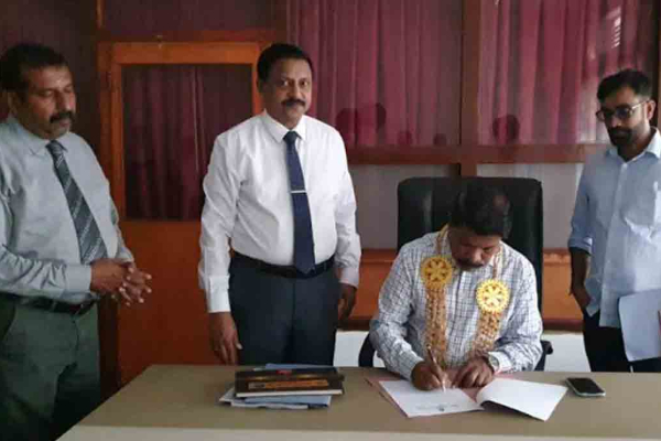 ஜனாதிபதி அனுர வழங்கிய நியமனம்; யாழில் பொறுப்பேற்றார் சந்திரசேகர்