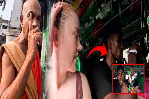 வெளிநாட்டு பெண்ணொருவரிடம் தவறாக நடந்து கொண்ட நபர் ; சமூக வலைத்தள பக்கத்தில் பதிவேற்றிய காணொளி