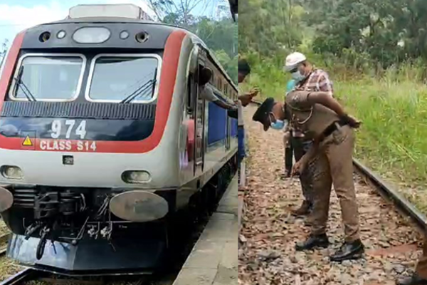 ரயில் பாதையில் பயணித்த தம்பதிக்கு நடந்தேறிய சோகம்