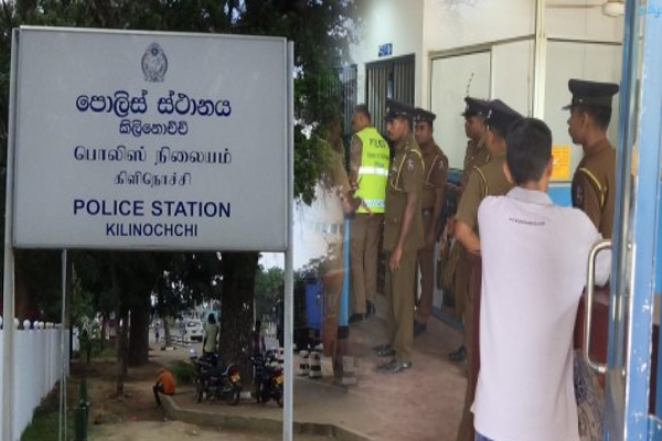 கிளிநொச்சியில் பொலிஸ் காவலில் இருந்தவர் தூக்கிட்டு உயிர் மாய்ப்பு; சம்பவத்தால் அதிர்ச்சி