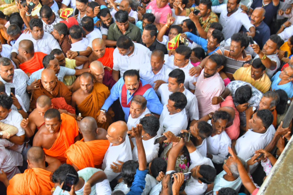 விஜேராம என்றாலும் தங்காலை என்றாலும் நான் மஹிந்த ராஜபக்ஷ; ஆணவப் பேச்சு!