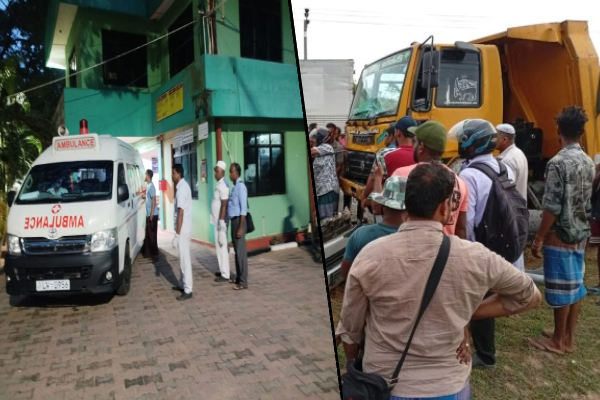 தமிழர் பகுதியொன்றில் கோர விபத்து ; பலர் படு காயம்