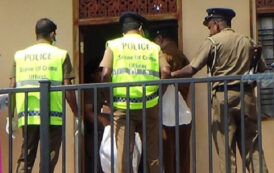 புட்டு கேட்ட கணவனுக்கு எமனான மனைவி : கத்தியுடன் பொலிஸில் சரண்